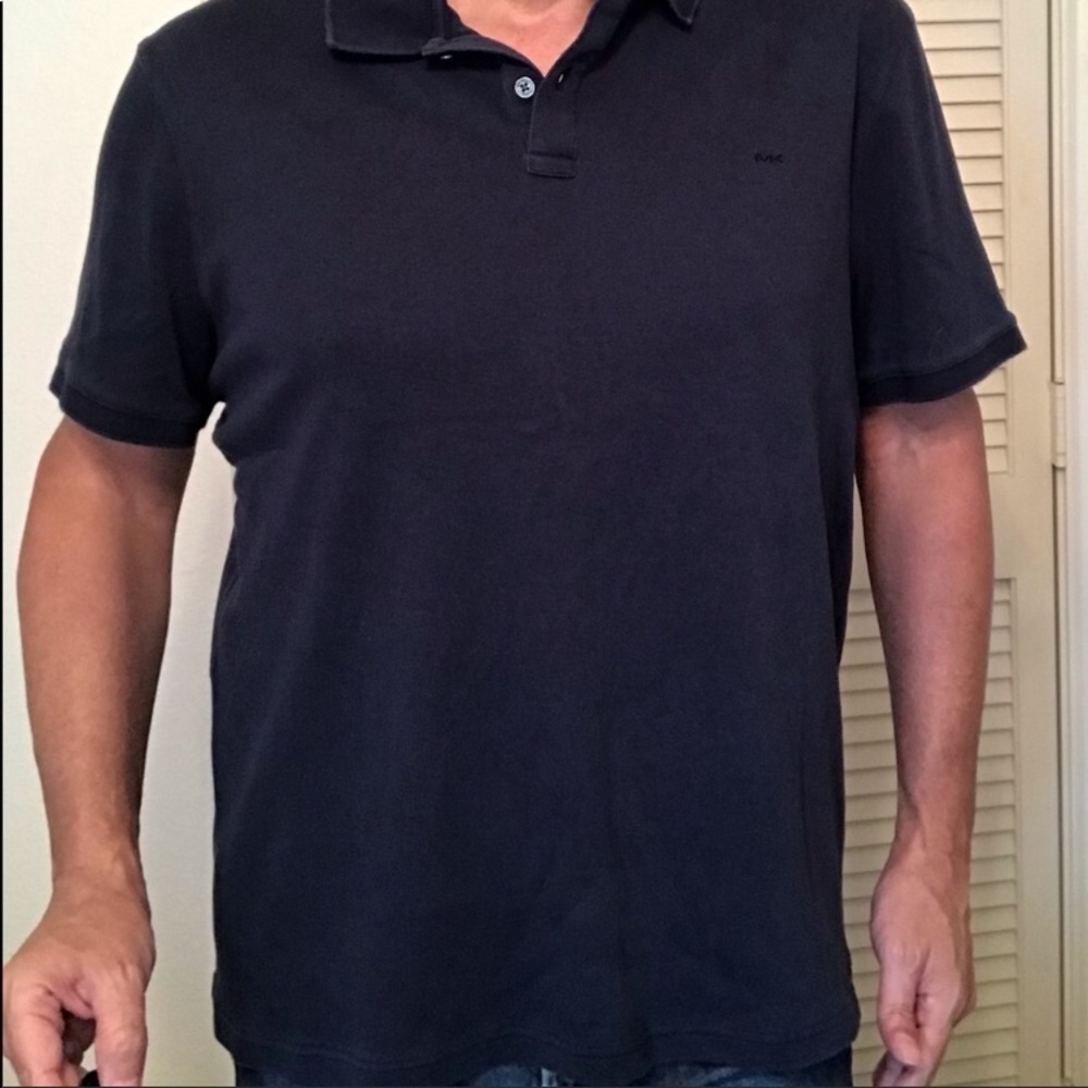 DARK BLUE MICHAEL KORS POLO XL